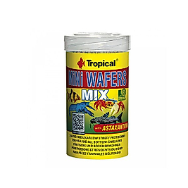 Tropical Mini Wafers Mix Balık ve Deniz Kabukluları için Yem 100 Ml 55 Gr