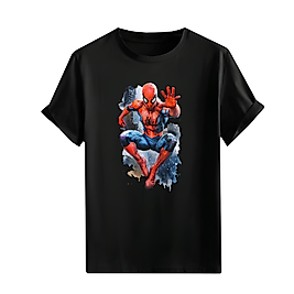 90'lar Çizgi Film Karakteri Spider Man  Baskılı Oversize Unisex Tişört
