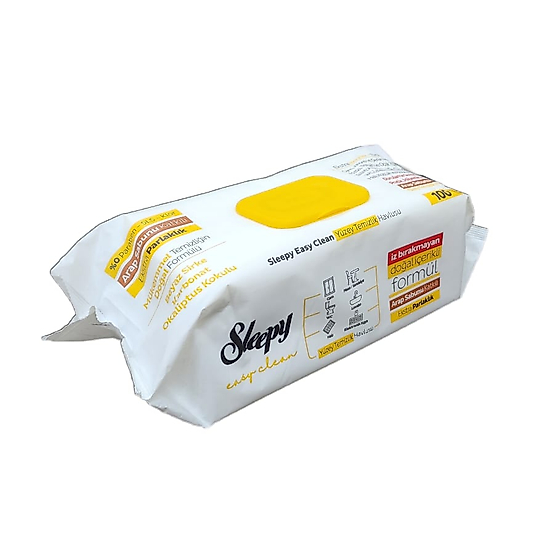 SLEEPY ARAP SABUNU KATKILI YÜZEY TEMİZLİK HAVLUSU 100'LÜ