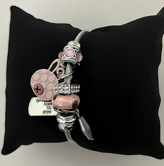 Silver Charmlı Pandora Bileklik