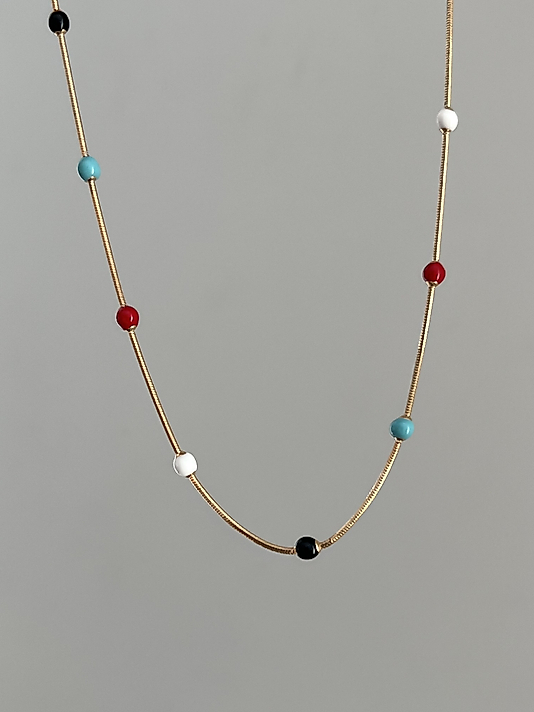 Xuping Rose-Gold Renkli Dorika Kolye