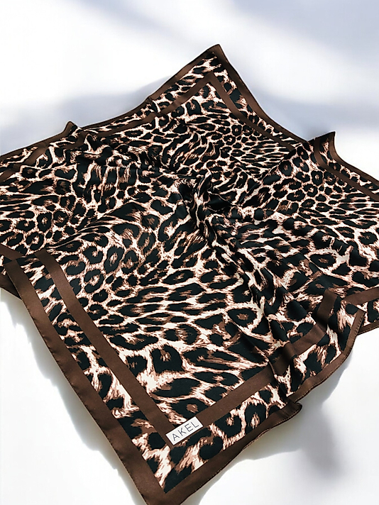 Akel Digital Kristal Eşarp  Desenli