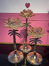 3 lü palmiye dekor