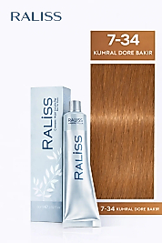 RALİSS SAÇ BOYASI 60 ML. (7-34 KUMRAL DORE BAKIR)