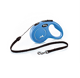 Flexi Classic Yeni Otomatik İpli Köpek Gezdirme Tasması 5 Metre. S Beden Mavi