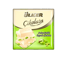 ülker antep  fıstıklı beyaz çikolata