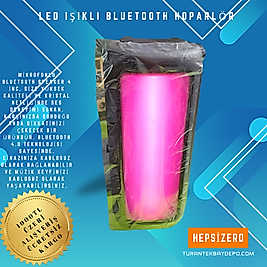 Led Işıklı Bluetooth Hoparlör