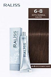 RALİSS SAÇ BOYASI 60 ML. (6-8 KOYU KUMRAL KAHVE)