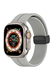 Apple Watch Uyumlu Mıknatıslı Silikon kordon (42-43-44-45-46-47-48-49mm)