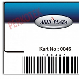 Barkodlu Logolu Personel Kartı