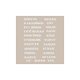 Stencıl A4 S-439