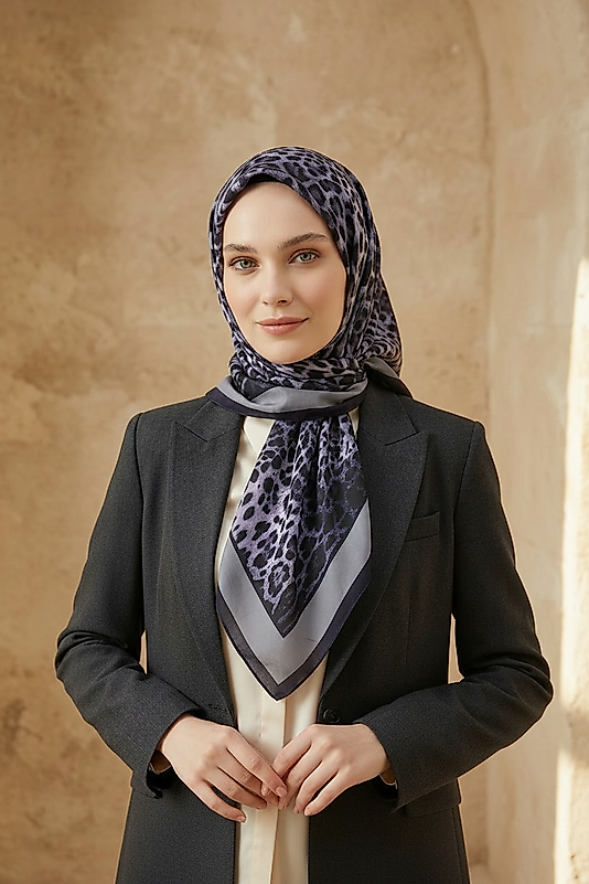 Spring Eşarp Leopar Yeni Desen