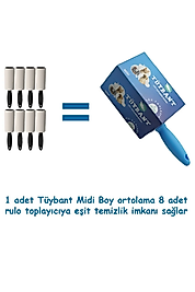 Tüybant Kedi Köpek Tüy Kıl Toz Toplama Rulosu Large Boy