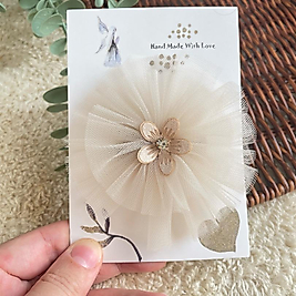 Tütü Çiçek Detay Kız çocuk Klips Toka