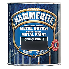 HAMMERITE Çekiçlenmiş Metal Boyası 0.75 Litre siyah