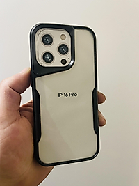 İPhone 16 Pro Silikon Antrasit Siyah Telefon Kılıfı