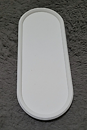 Beton Oval Sunumluk, Dekoratif Oval Tepsi, Saksı Altlığı