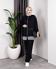 GÖMLEK DETAYLI TAŞLI TAKIM