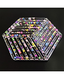 Beton ve Epoksi Silikon Bardak Altı Kalıbı - Altıgen -Kod:194