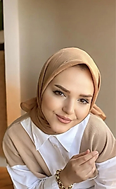 Bambu Kraş Eşarp Taba