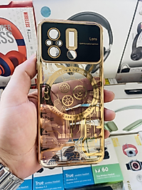Redmi 12C Lens Korumalı Telefon Kılıfı Gold
