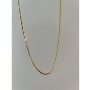 Çelik Yılan Zincir Kolye 45cm