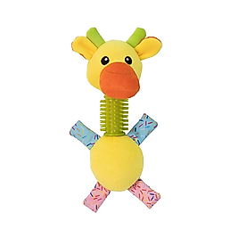 Eastland Halkalı Öten Peluş Geyik Köpek Oyuncağı 21 cm