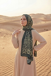 Spring Leopar Desenli Şal