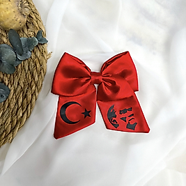 Atatürk Baskılı Kırmızı Toka