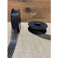 FİTİLLİ KURDALE  SİYAH  2,5 CM