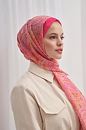 Nilla Pamuklu Şal Mustic Pembe