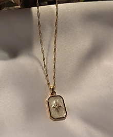 Mercy Aksesuar Kutup Yıldızı Plaka Kolye