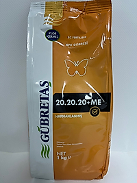 20.20.20+ME Toz Gübre - 1 kg (Gübretaş)