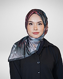 Dijital Kristal Eşarp Pastel Boya Desen