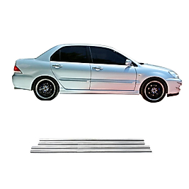 Mitsubishi Lancer Krom Cam Çıtası (4Parça) 2004-2008 Arası Paslanmaz Çelik