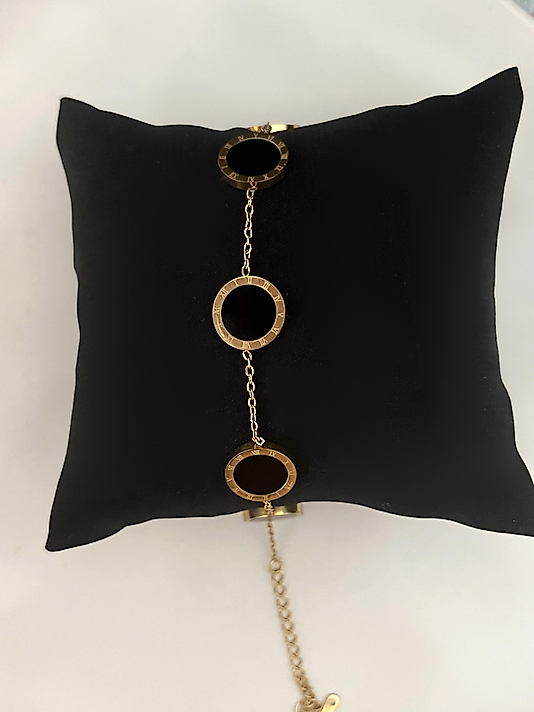 Çelik Siyah Marka Bileklik