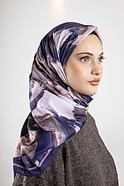 Desenli Soft Eşarp Koleksiyonu Pastel Desen-1