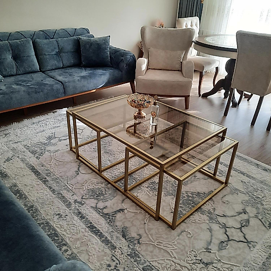 MAT GOLD 2+1 ORTA SEHPA KOMPLE BRONZ CAM