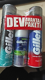 GİLLETE DEV AVANTAJ PAKETİ 3LÜ SET