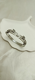 kelebek silver kelepçe