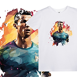 Ronaldo Tasarım Baskılı Çocuk Tişört