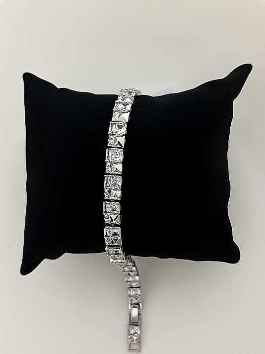 Xuping Tamamı Taş Silver Bileklik