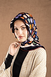 DESENLİ FLOSSY SİLK EŞARP