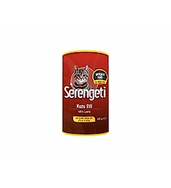 Serengeti Kuzu Etli Yetişkin Kedi Yaş Maması 400 gr
