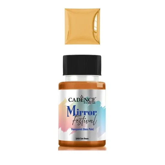 MF04 Antik Altın Mirror Festival Cam Boyası 50ML