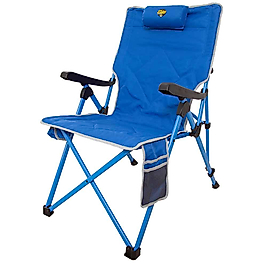 FUNKY CHAIRS Comfort 3 Kademeli Katlanabilir Kamp Sandalyesi – Mavi