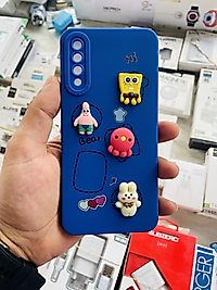Samsung A30s - A50 Ayıcık Kabartmalı Telefon Kılıfı