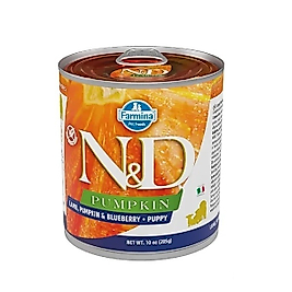 N&D Pumpkin Bal Kabaklı Kuzulu Tahılsız Yavru Köpek Konservesi 285gr