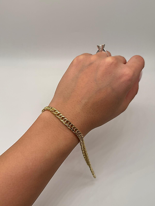 Xuping Gold Düz Zincir Bileklik