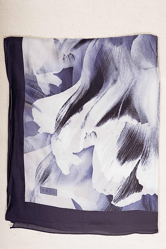 FLOOR İPEK ŞAL İTALYAN DİKİŞİ DESEN-3